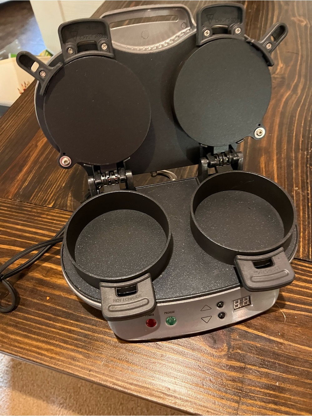 Electric Double Sandwich/Pancake Maker- great for camping.